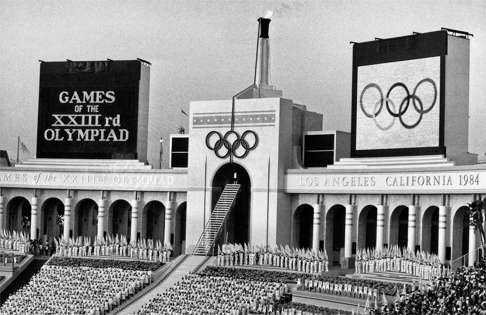 The XXIII Olympiad in host city Los Angeles in 1984. Photo: AP