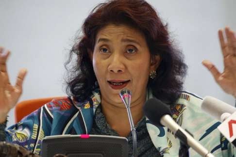 Fisheries Minister Susi Pudjiastuti is known for her no-nonsense approach. Photo: Reuters