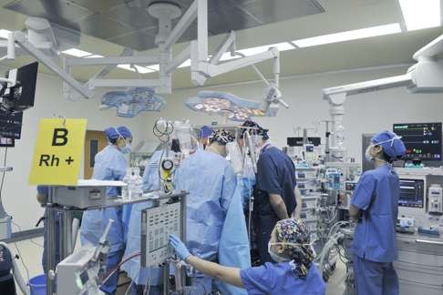 An operating theatre at Jilin Heart Hospital. The facility has recruited cardiologists and specialists from countries including Germany, Italy, Austria and Bulgaria, along with imported state of the art medical equipment. Photo: SCMP Pictures