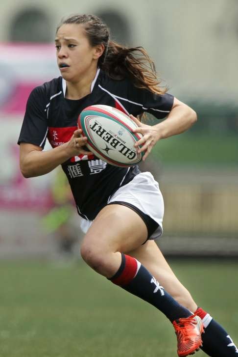 Means played for Hong Kong Women's rugby sevens team (seen here in 2013). Photo: Nora Tam