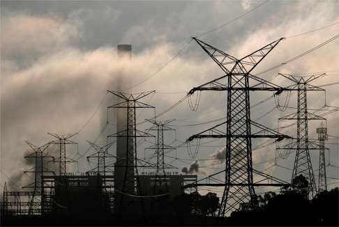 Power lines run from Liddell Power Station near Muswellbrook, north of Sydney. Photo: Reuters