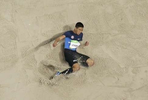 Hong Kong’s Chan Ming-tai’s best effort was 7.79 metres as he missed out on the long jump final in Rio. Photo: Reuters