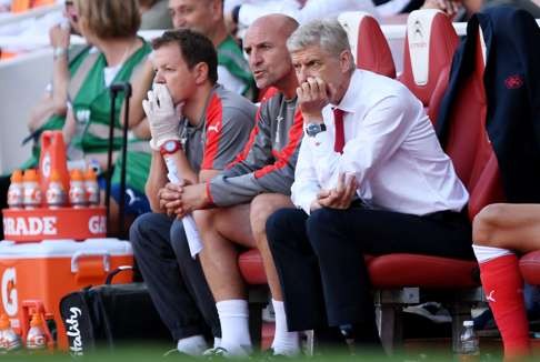 Arsenal manager Arsene Wenger was left dejected in the loss to Liverpool.