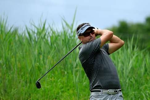 Robert Allenby during the second round of the John Deere Classic at TPC Deere Run