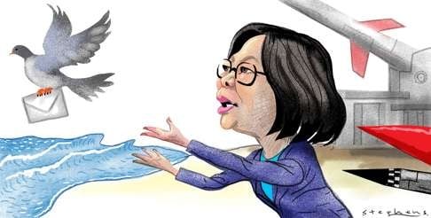 Tsai could use the grave mistake on the Taiwanese side to respond to the mainland initiative, starting with a sincere apology and a responsible explanation. Illustration: Craig Stephens