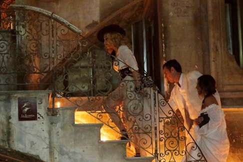 Madonna arrives at a restaurant in downtown Havana. Photo: Reuters