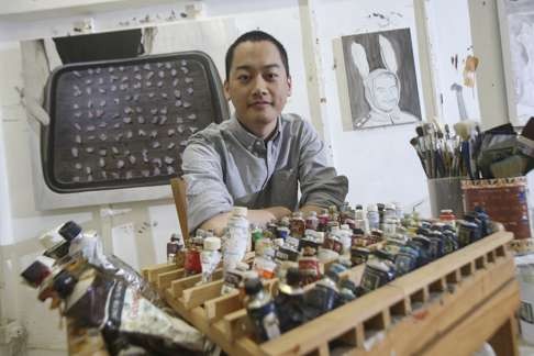 Cheung Sze-lit in his studio. Photo: David Wong