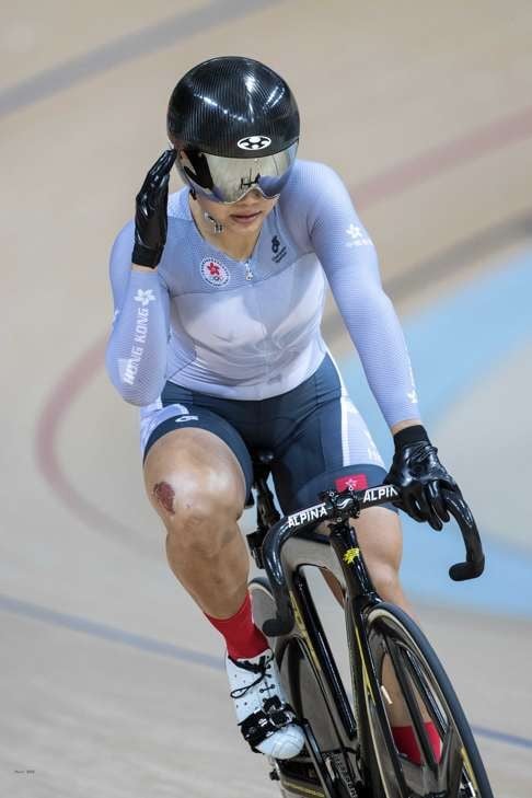 Lee suffered a fall which put paid to her pursuit of a medal in the keirin. Photo: SF&OC