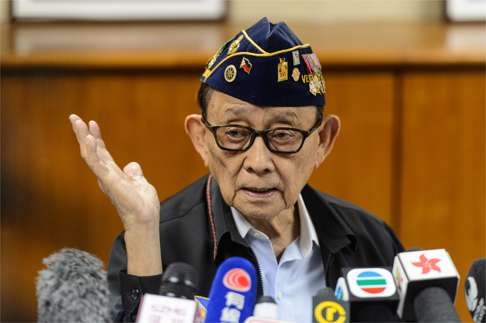 Former Philippine president Fidel Ramos, 88, speaks during his ice-breaking trip to Hong Kong. Photo: AFP