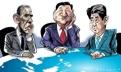 Though China might be able to largely deflect geopolitical issues from a very crowded G20 agenda, they will feature centrally in sideline meetings. Illustration: Craig Stephens