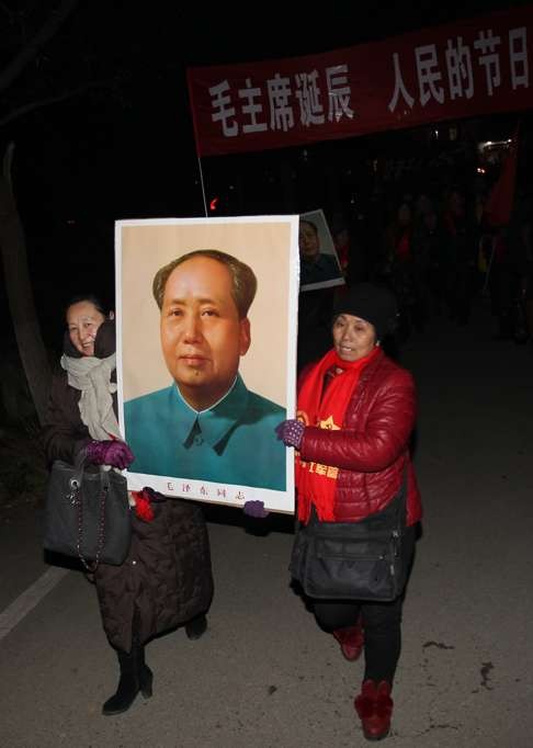 People from around the nation celebrate Mao Zedong’s birthday in his hometown of Shaoshan, Hunan. Photo: SCMP Pictures