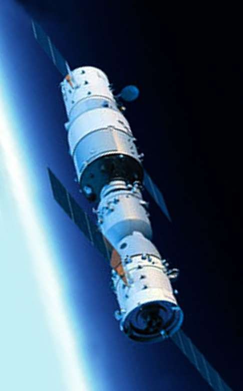 An artist’s impression of the Tiangong 2 space lab. Photo: SCMP Pictures