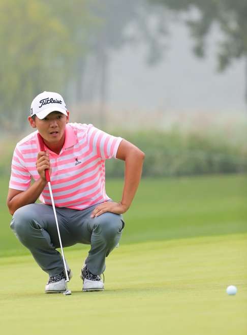 Jason Hak during the second round of the Pingan Bank Open at Topwin Golf and Country Club in Beijing