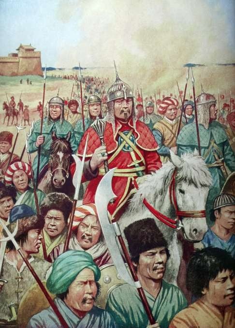 Another painting depicting Khan.