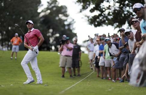 Rory McIlroy endured a rollercoaster of a round. Photo: AP