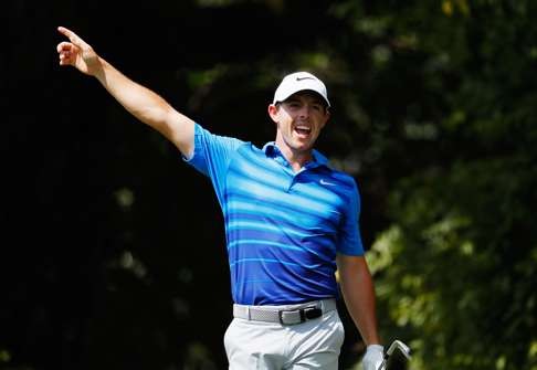 Rory McIlroy during the second round of the Tour Championship. Photo: AFP