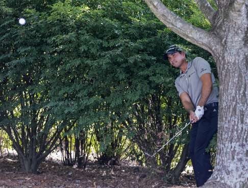 Jason Day of Australia during the second round of the Tour Championship. Photo: EPA