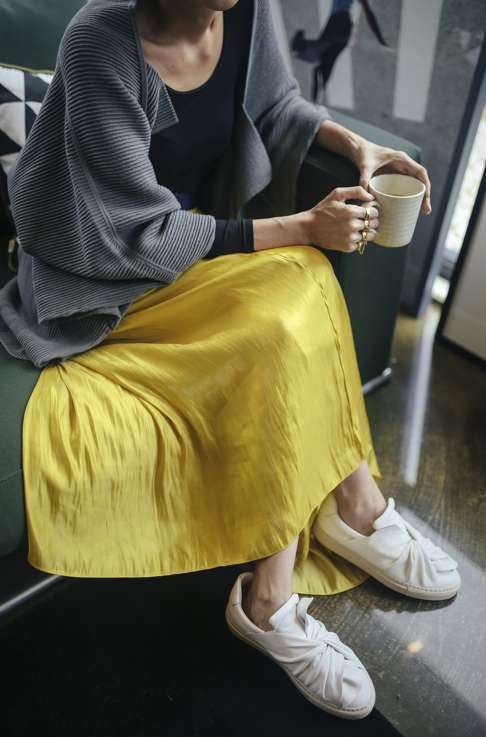 Ports 1961 shoes and gold rings from a London flea market. Photo: Bryant Lee