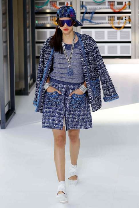 A model in Chanel. Photo: AFP