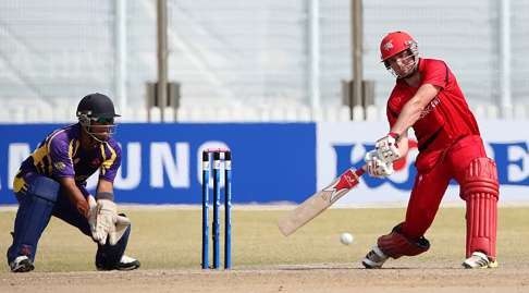 Batsman Jamie Atkinson is available for the PNG games but will not travel to Kenya. Photo: Nora Tam