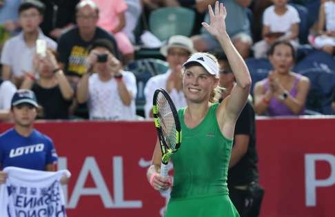 Caroline Wozniacki wins the Prudential Hong Kong Open, which receives up to HK$9 million from MEF. Photo: K. Y. Cheng
