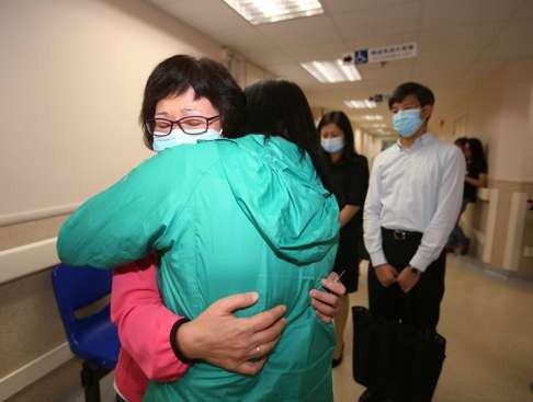 Stella Chu (in pink) said she relied on her husband and could not live without him. Photo: Xiaomei Chen