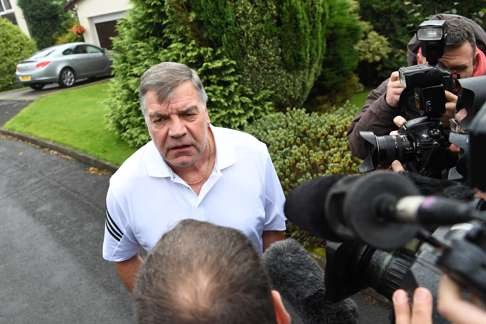 Sam Allardyce was sacked as England manager last month after just over two months in the job. Photo: AFP