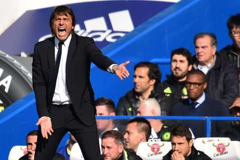 Chelsea coach Antonio Conte. Photo: AFP