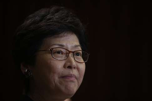 Chief Secretary Carrie Lam says the pro-establishment walkout is different from pan-democrat actions. Photo: Sam Tsang