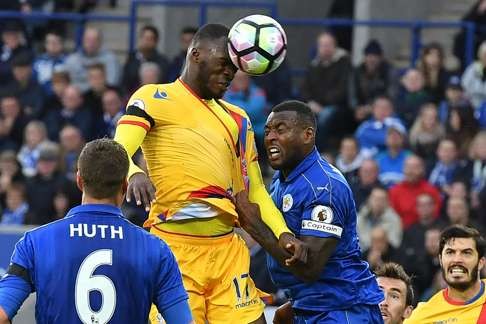 Crystal Palace striker Christian Benteke will be looking to make an impression against his old team on Saturday. Photo: AFP