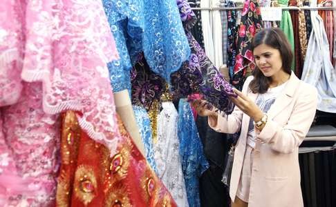 Fashion blogger Geneva Vanderzeil on Pottinger Street in Central.