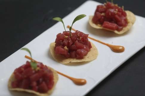 Tuna avocado tacos from Beefbar. Photo: K. Y. Cheng