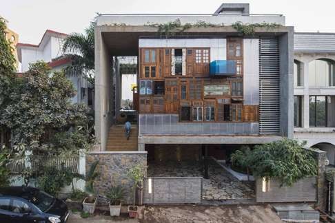 The Collage House in Mumbai desgined by S+PS Architects. Photo: S+PS Architects