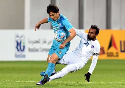 Kitchee in action in the AFC Cup this year. Photo: Xinhua夫拉 新華社記者盧炳輝攝