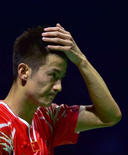Olympic champion Chen Long was unable to help China win a title in their home tournament. Photo: Xinhua