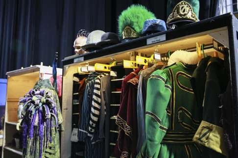 The costumes for Wicked.