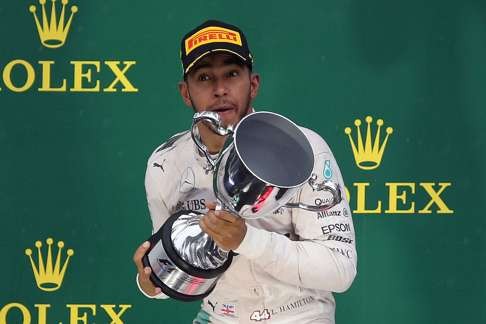 Hamilton has won the last three races to give himself a chance in this year’s championship. Photo: Xinhua