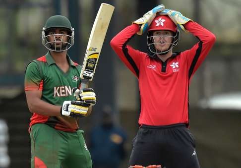 Kenya and Hong Kong, two of world cricket’s ‘minnows’ met in the ICC World Cricket League earlier this month. Photo: AFP