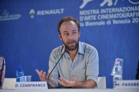 Derek Cianfrance at a press conference for The Light Between Oceans at the Venice film festival.