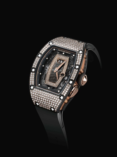 Richard Mille’s new gem-set timepiece is made of NTPT carbon