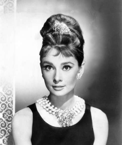 Actress Audrey Hepburn in the 1961 film Breakfast at Tiffany's.