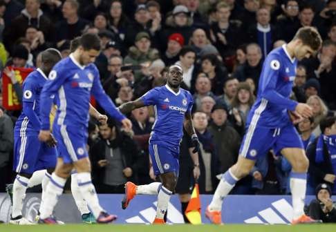 Chelsea’s Victor Moses has been in a rich vein of form and he could once again prove to be the difference. Photo: AP