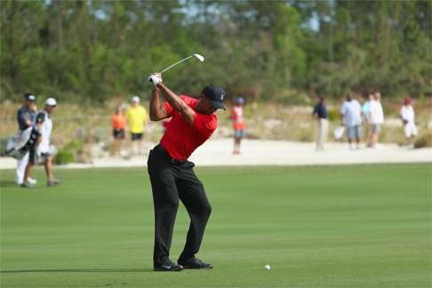 Woods endured a difficult end to this Hero World Challenge. Photo: AFP
