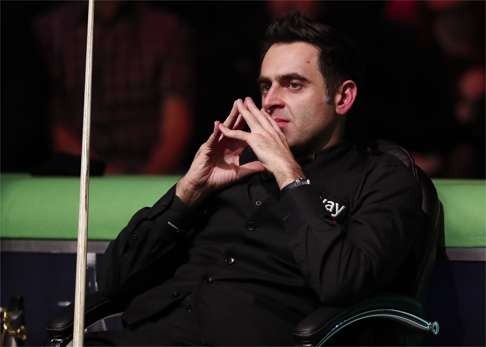 Ronnie O’Sullivan was warm in his praise of the new UK Champion. Photo: Xinhua