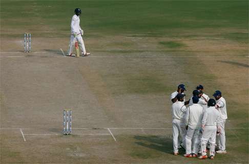 England were well beaten in the third test in Mohali. Photo: Reuters