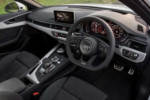 The Audi A4 dashboard is dominated by a seven-inch touch screen. Photo: Newspress