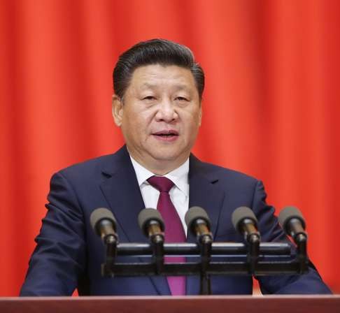 Xi Jinping addresses a literary, arts and writers’ congress in Beijing on November 30. Xi’s anti-graft campaign is among factors that have sparked a new wave of capital flight from China. Photo: Xinhua