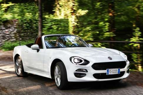 Fiat Spider 124 gives a nippy, open-top driving experience. Photo: Newspress