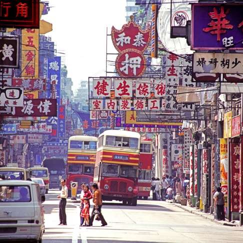 Shanghai Street in Kowloon in 1984. Photo: SCMP Pictures