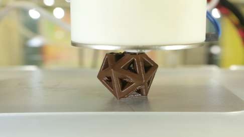 A Hershey's 3D printed chocolate.